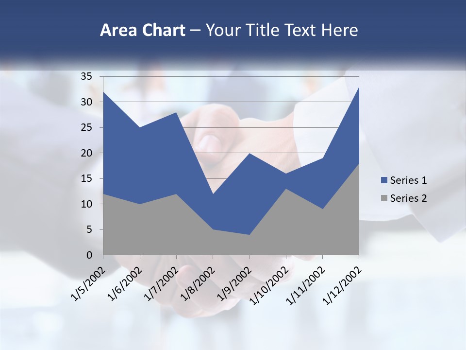 Beach Older Family PowerPoint Template