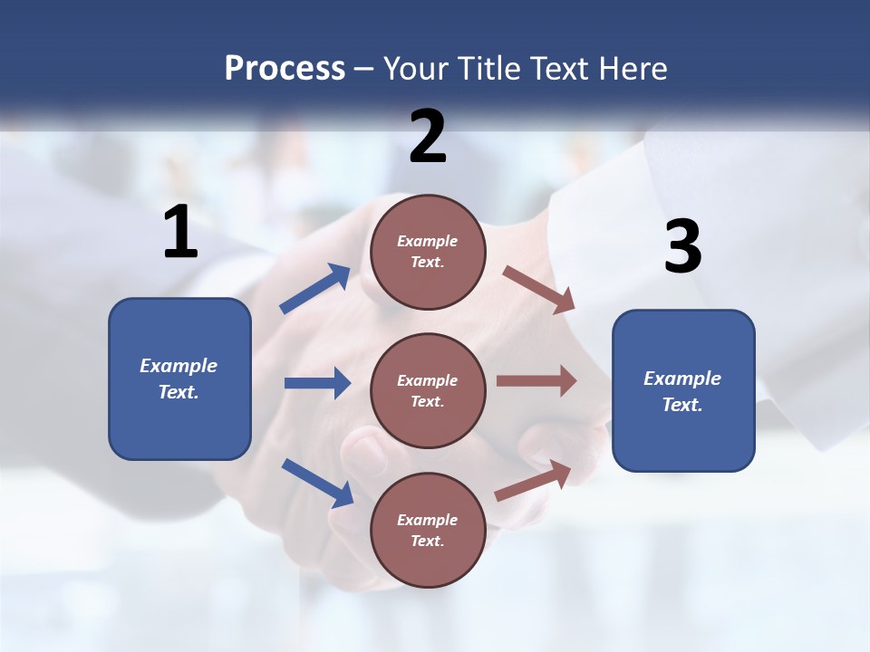 Beach Older Family PowerPoint Template