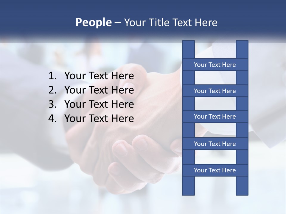 Beach Older Family PowerPoint Template