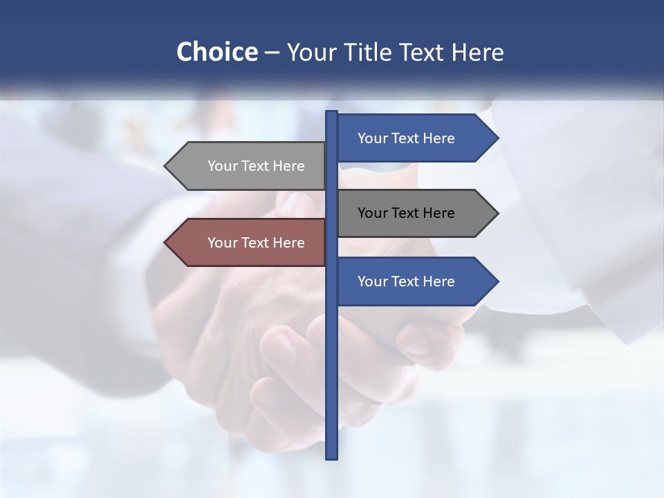 Beach Older Family PowerPoint Template