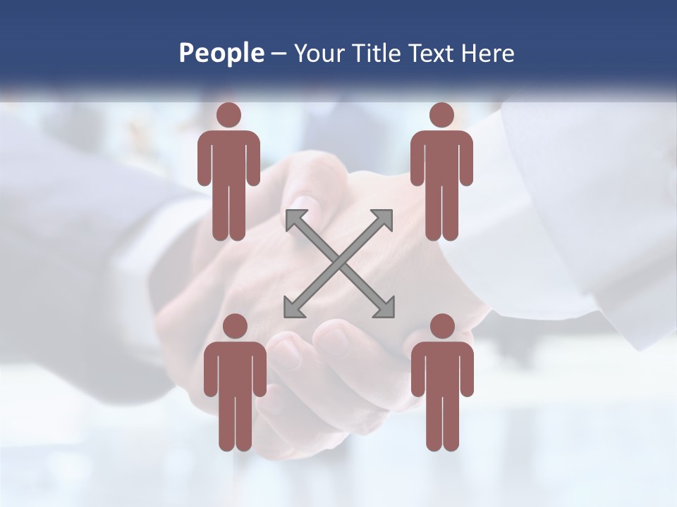 Beach Older Family PowerPoint Template