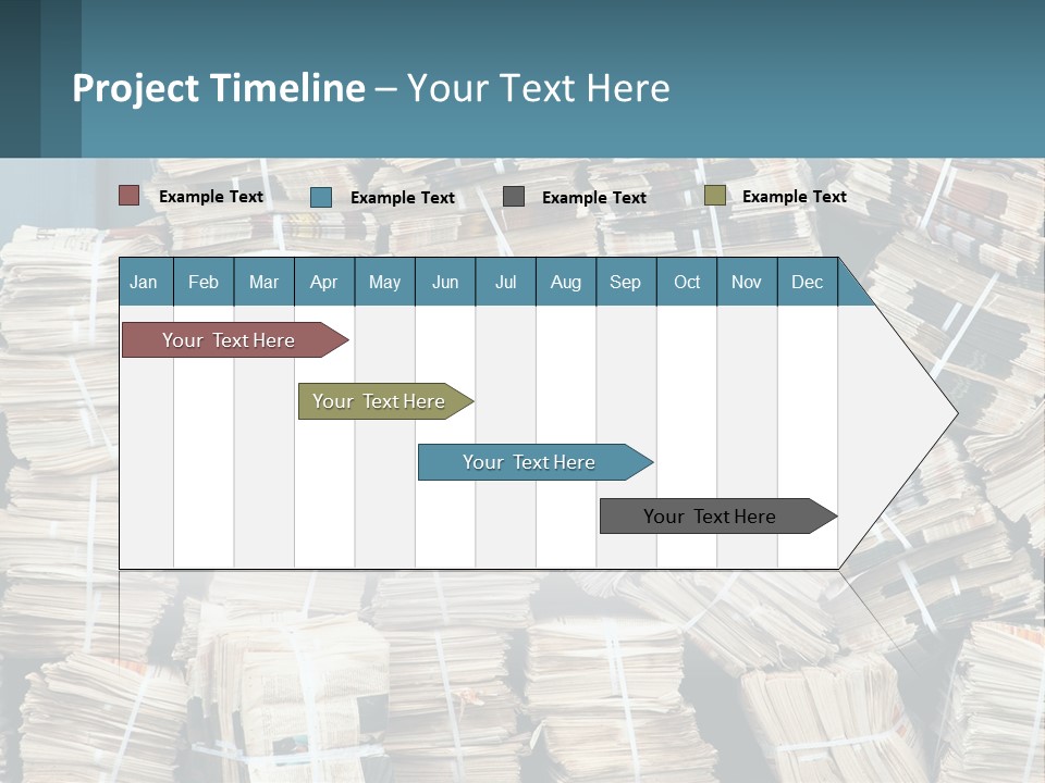 Woman Caucasian Sunrise PowerPoint Template