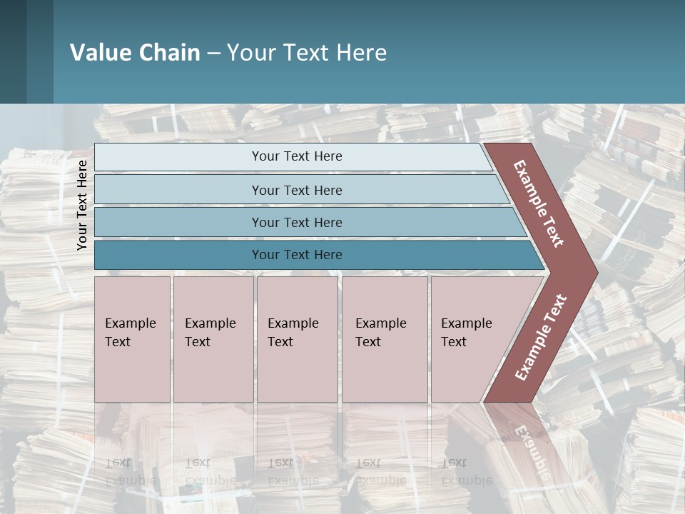 Woman Caucasian Sunrise PowerPoint Template