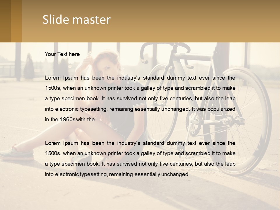 Sunset Sad Lifestyle PowerPoint Template