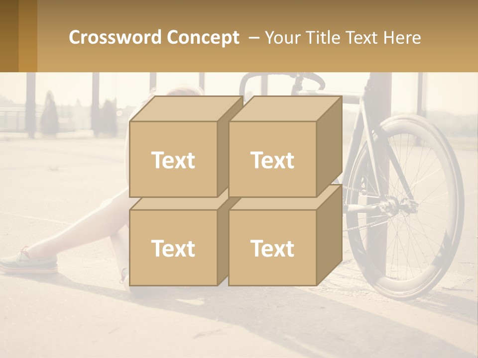 Sunset Sad Lifestyle PowerPoint Template