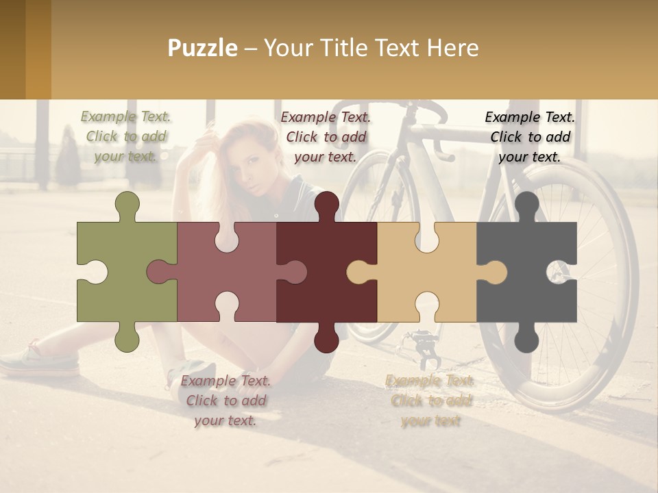 Sunset Sad Lifestyle PowerPoint Template