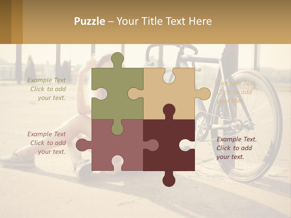 Sunset Sad Lifestyle PowerPoint Template