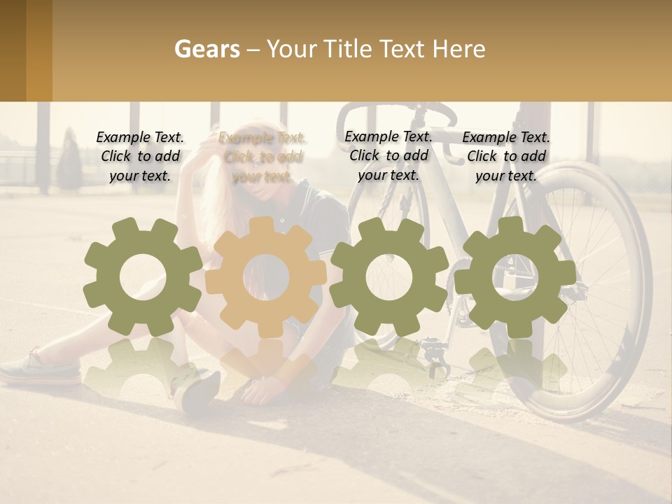 Sunset Sad Lifestyle PowerPoint Template