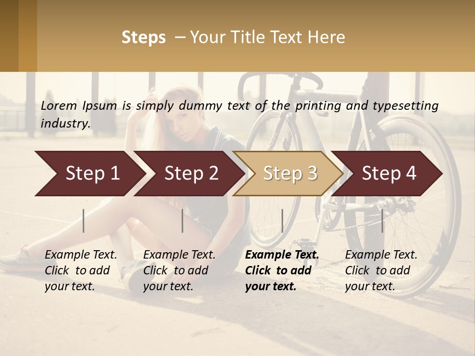 Sunset Sad Lifestyle PowerPoint Template