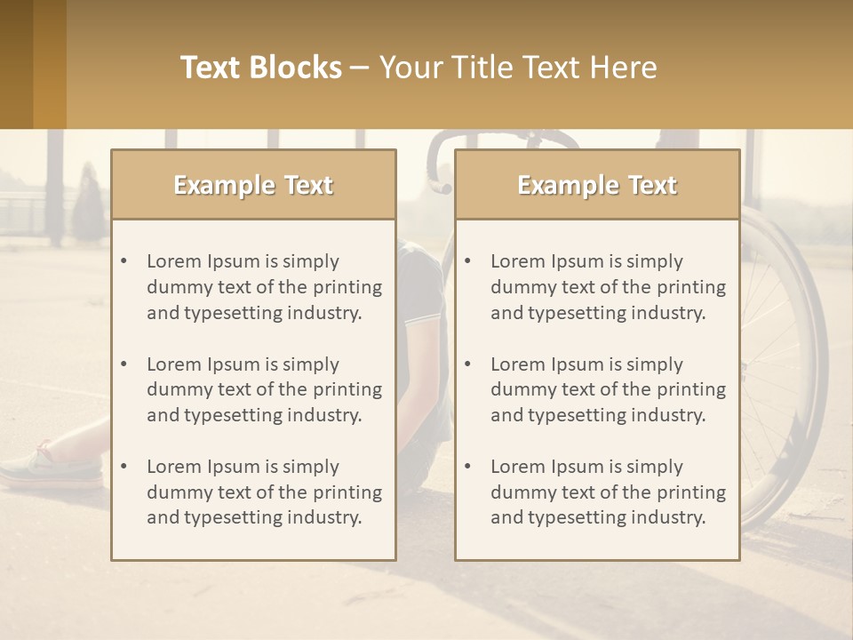 Sunset Sad Lifestyle PowerPoint Template