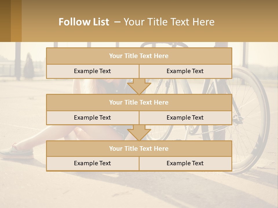 Sunset Sad Lifestyle PowerPoint Template