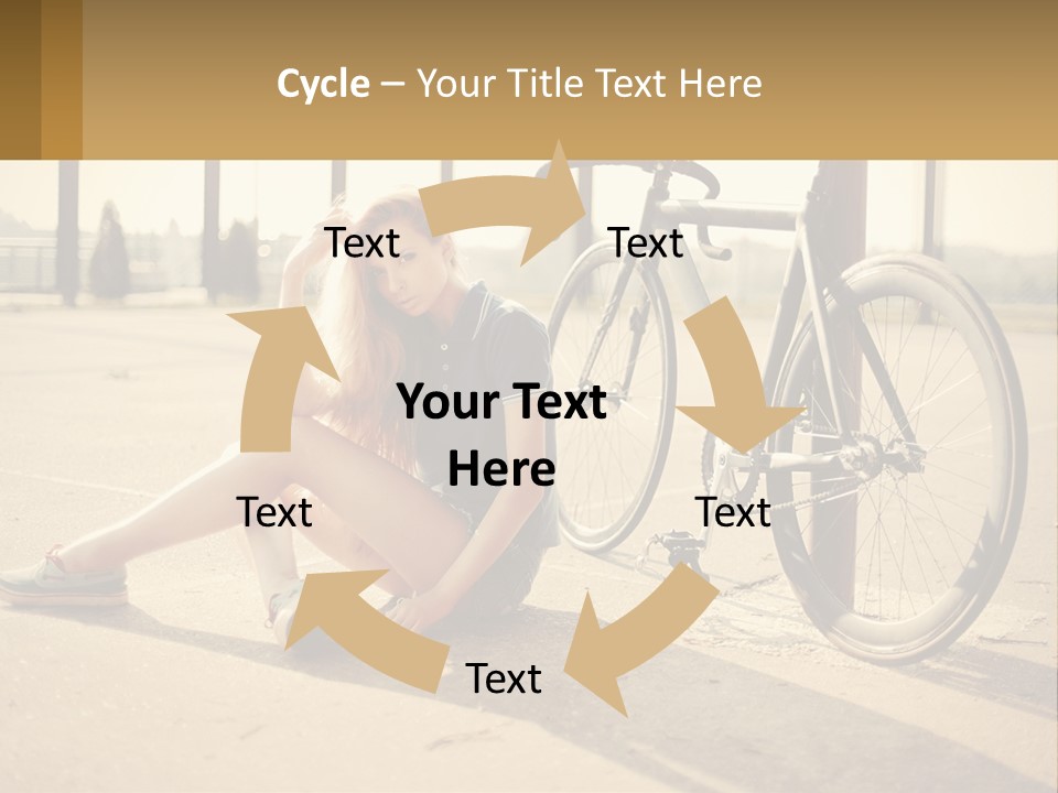 Sunset Sad Lifestyle PowerPoint Template