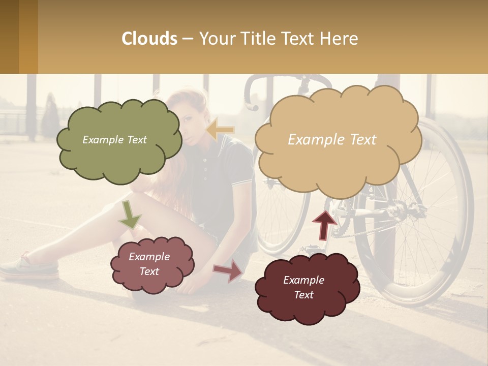 Sunset Sad Lifestyle PowerPoint Template