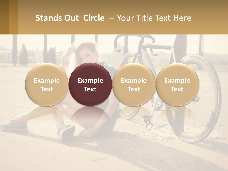 Sunset Sad Lifestyle PowerPoint Template