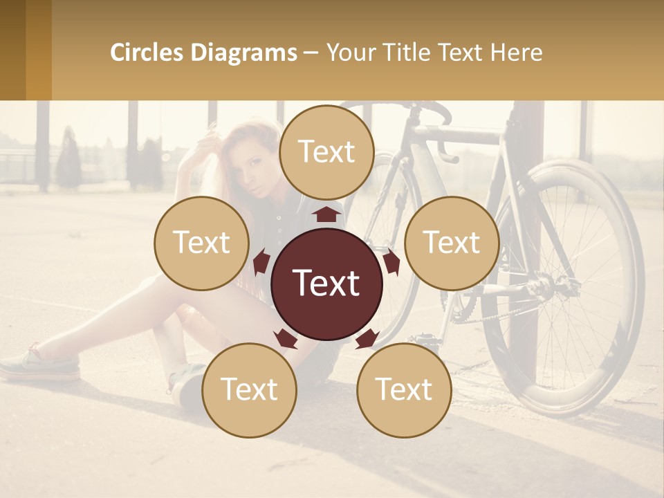 Sunset Sad Lifestyle PowerPoint Template