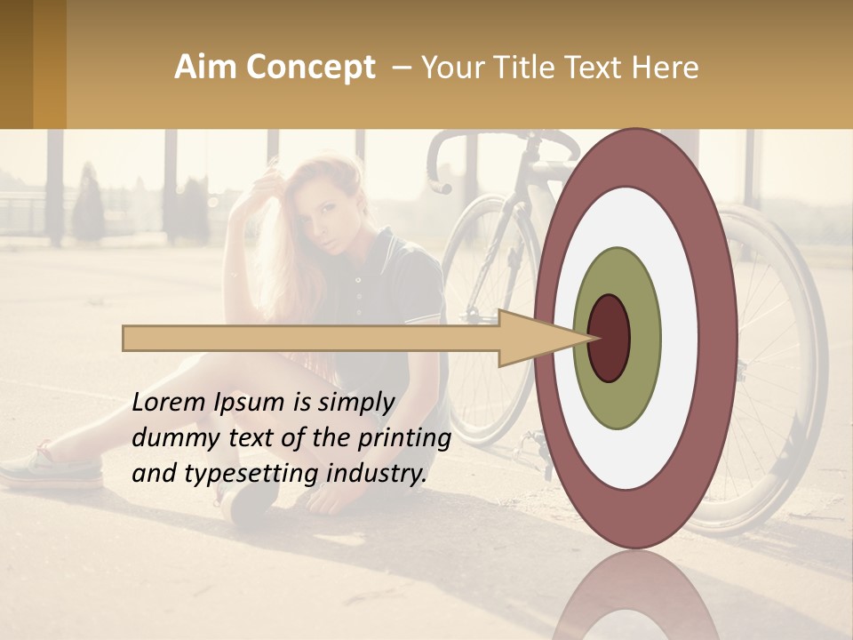 Sunset Sad Lifestyle PowerPoint Template