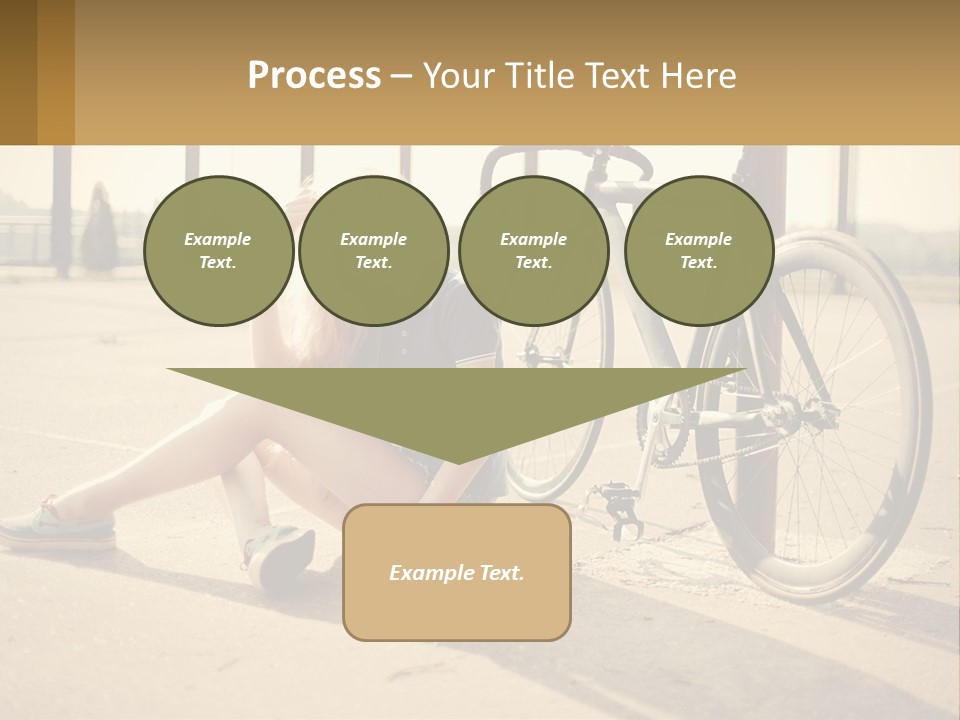 Sunset Sad Lifestyle PowerPoint Template