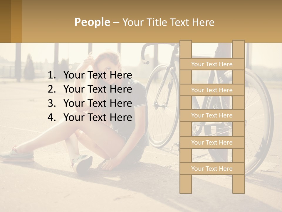 Sunset Sad Lifestyle PowerPoint Template