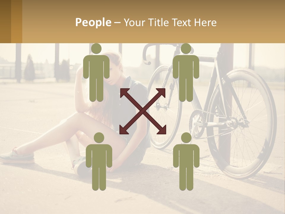 Sunset Sad Lifestyle PowerPoint Template