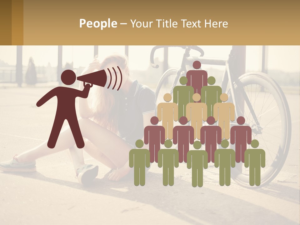 Sunset Sad Lifestyle PowerPoint Template