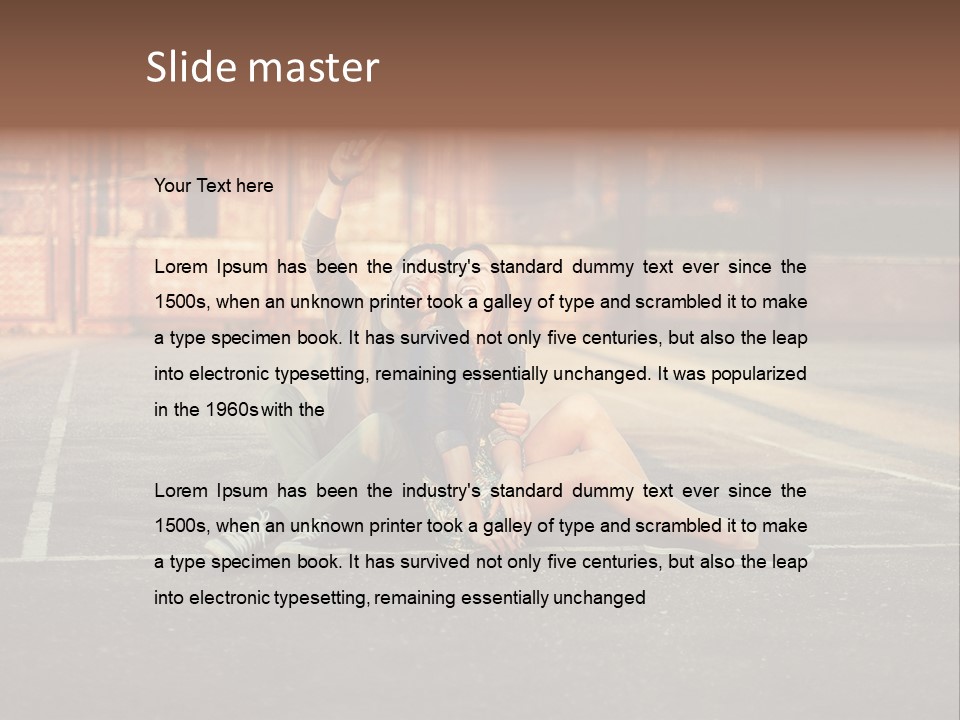 Sea Elderly Wave PowerPoint Template