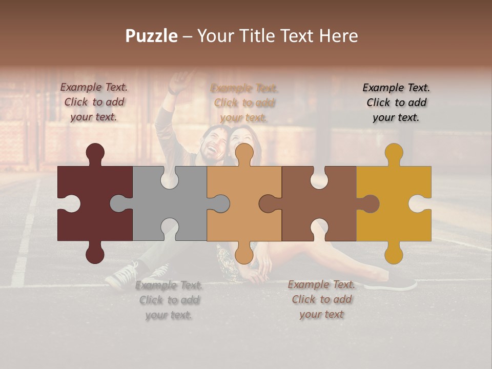 Sea Elderly Wave PowerPoint Template