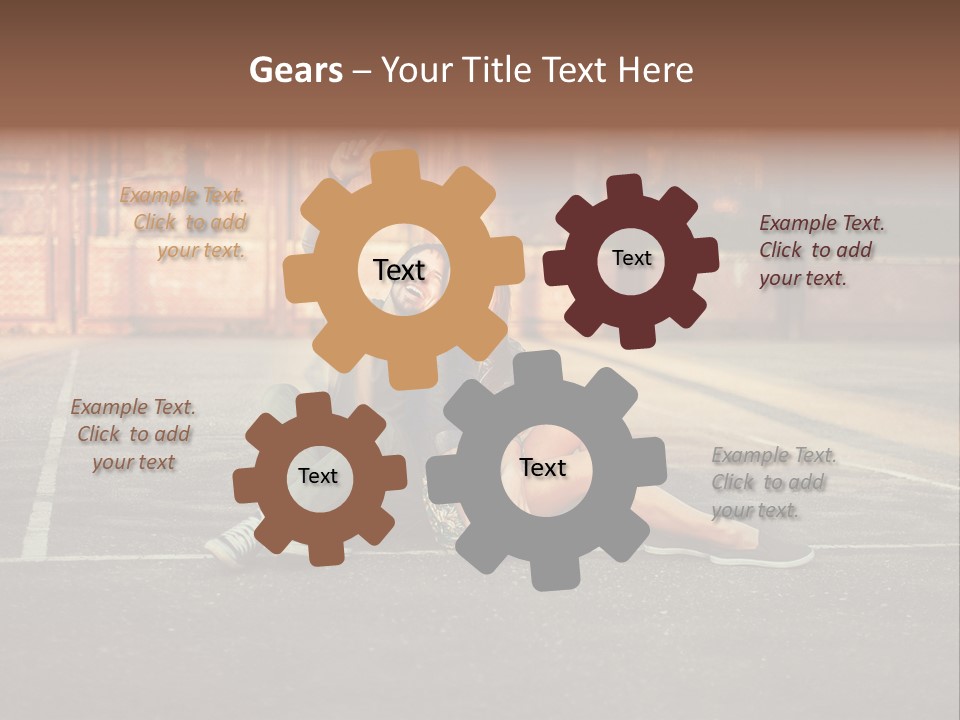 Sea Elderly Wave PowerPoint Template