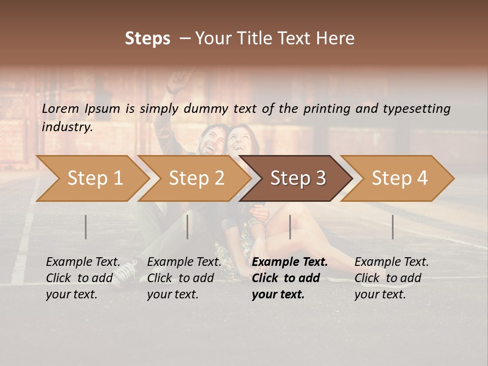 Sea Elderly Wave PowerPoint Template