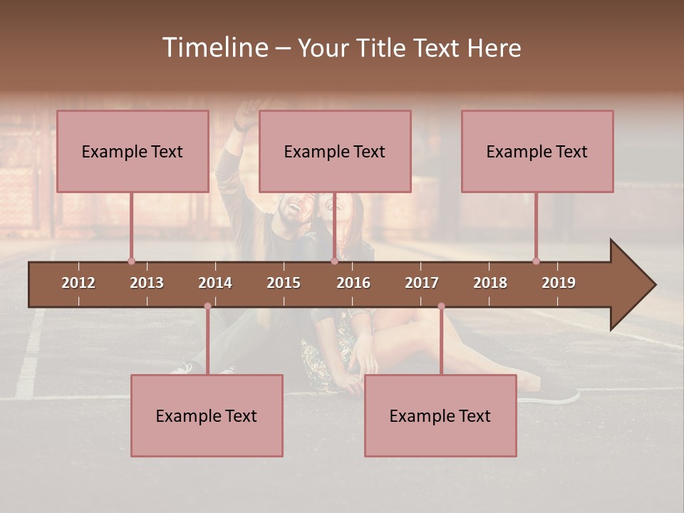 Sea Elderly Wave PowerPoint Template
