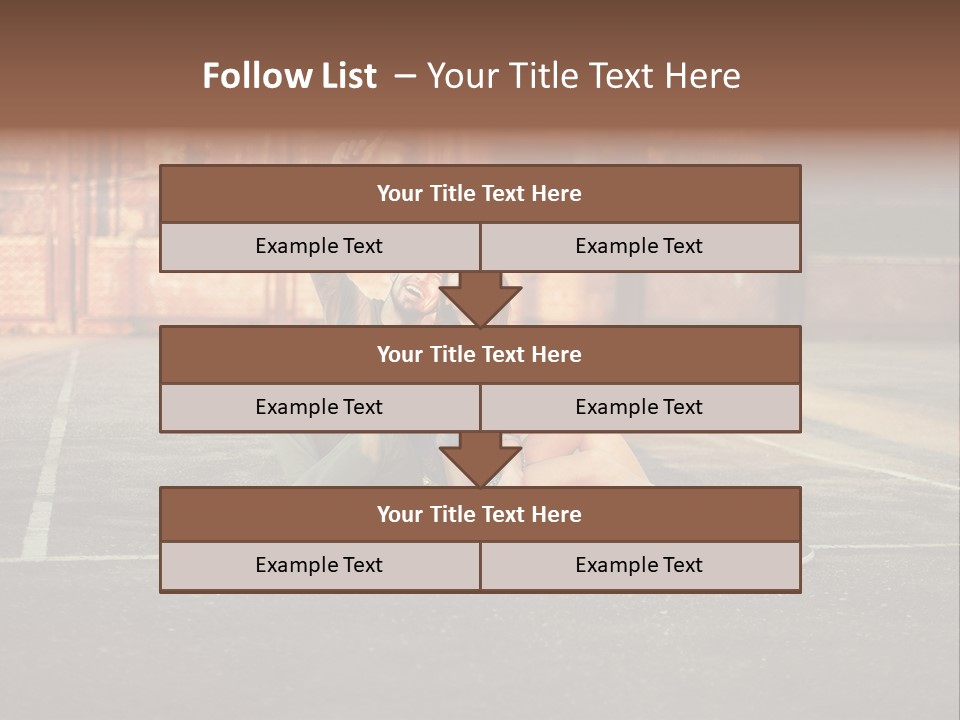 Sea Elderly Wave PowerPoint Template