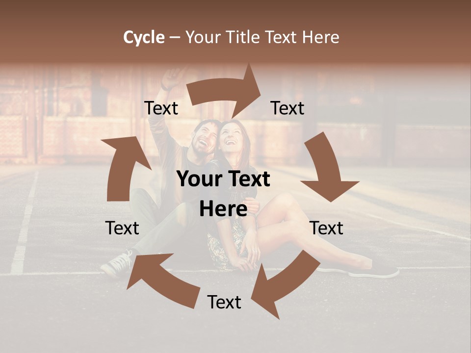 Sea Elderly Wave PowerPoint Template