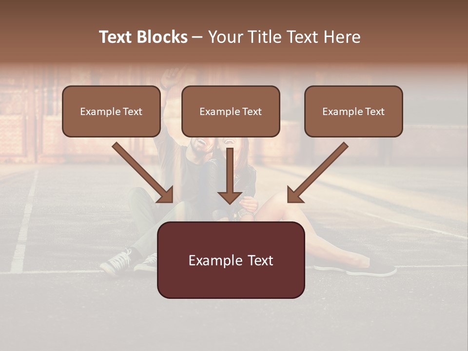 Sea Elderly Wave PowerPoint Template