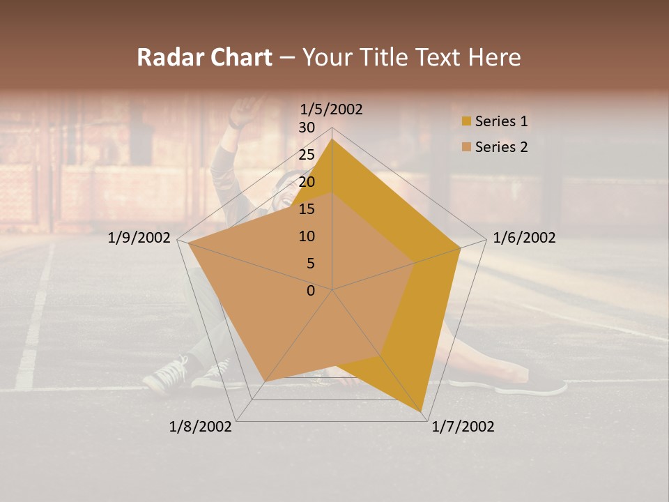 Sea Elderly Wave PowerPoint Template