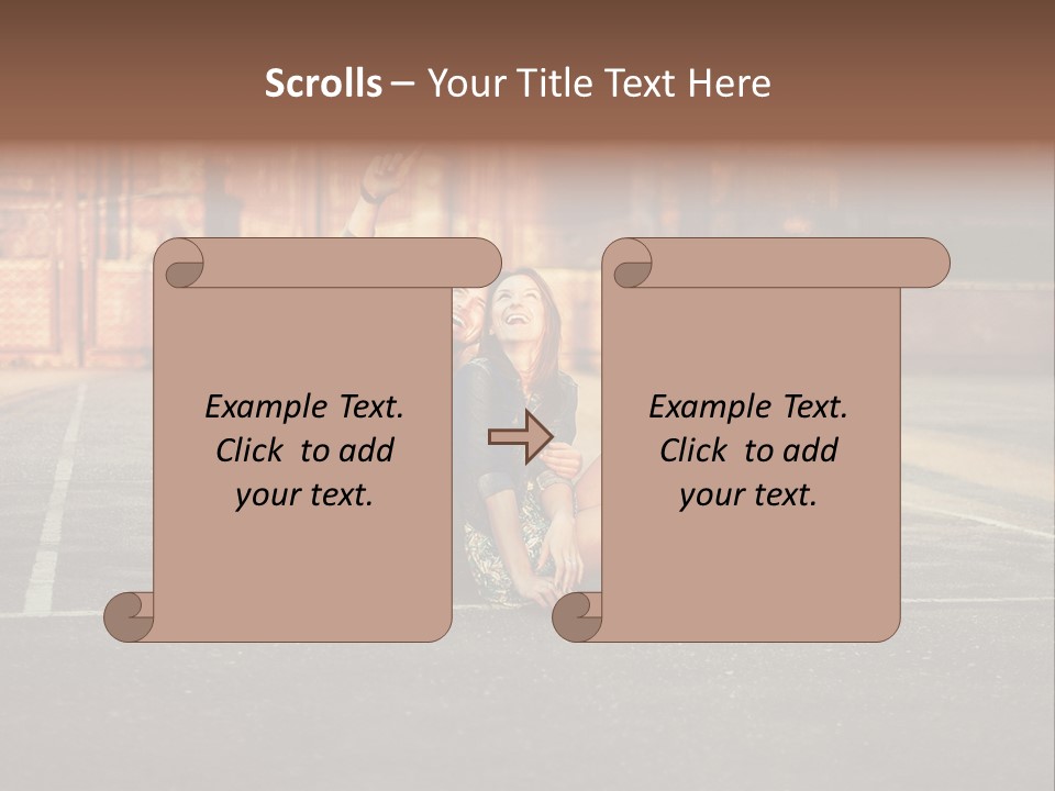 Sea Elderly Wave PowerPoint Template