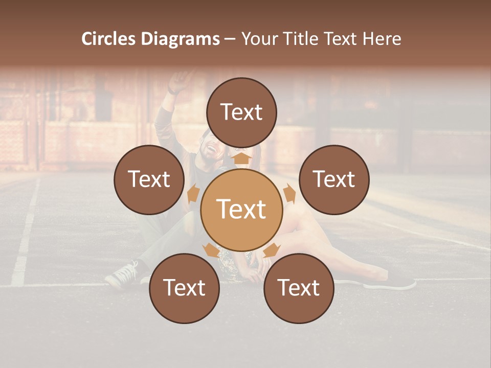 Sea Elderly Wave PowerPoint Template