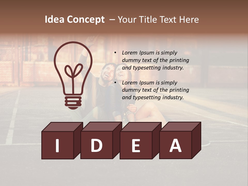 Sea Elderly Wave PowerPoint Template