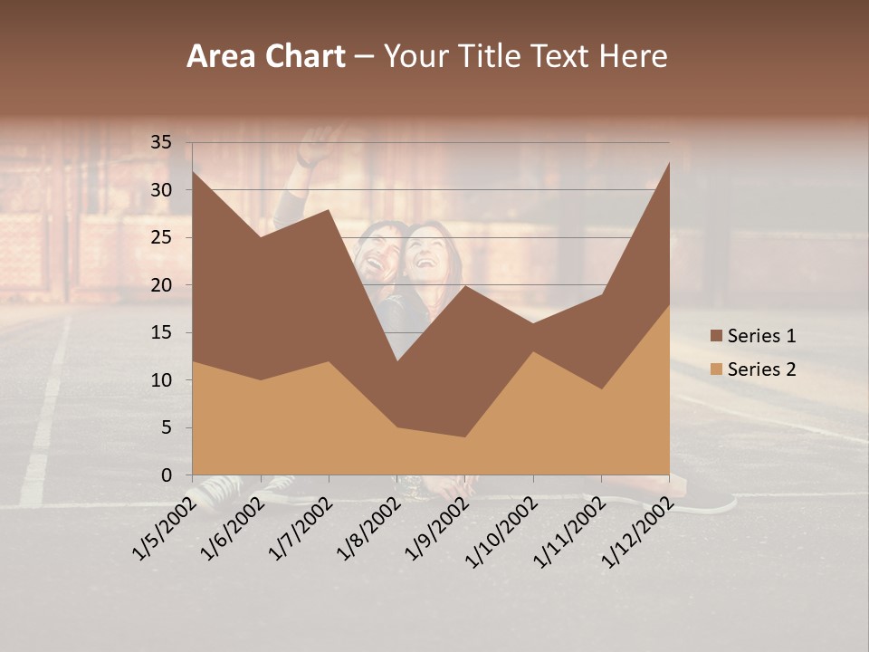 Sea Elderly Wave PowerPoint Template