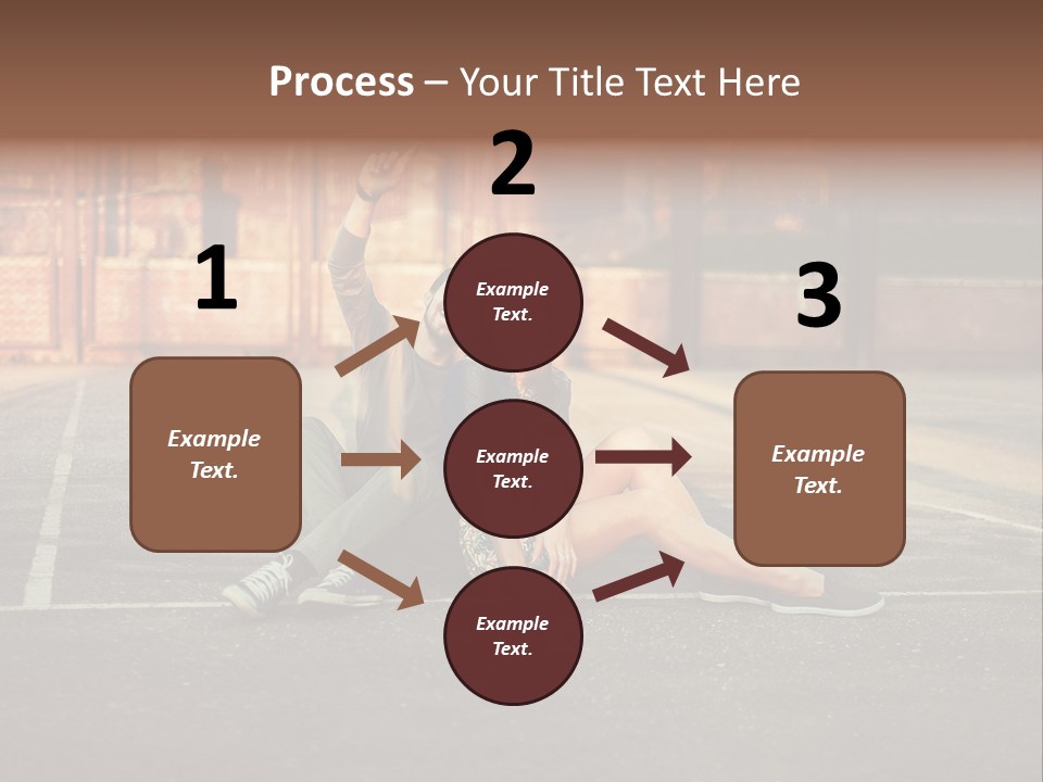 Sea Elderly Wave PowerPoint Template