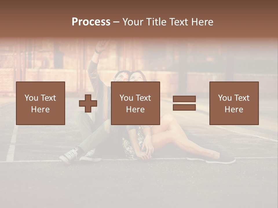 Sea Elderly Wave PowerPoint Template