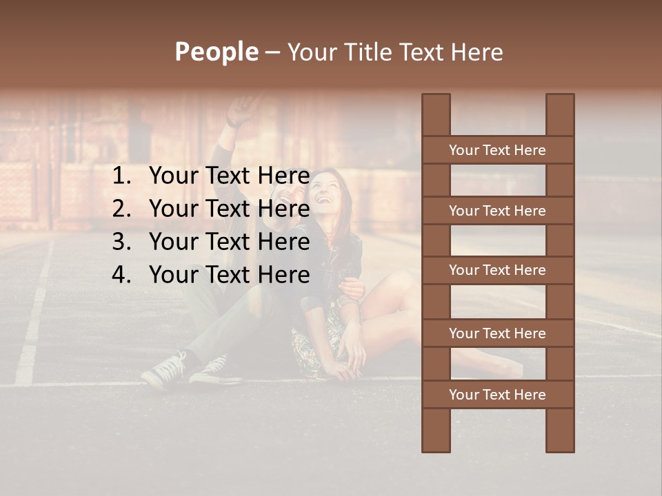 Sea Elderly Wave PowerPoint Template