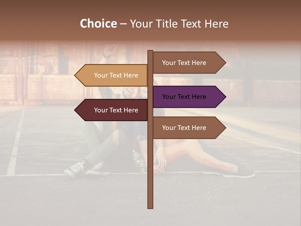 Sea Elderly Wave PowerPoint Template