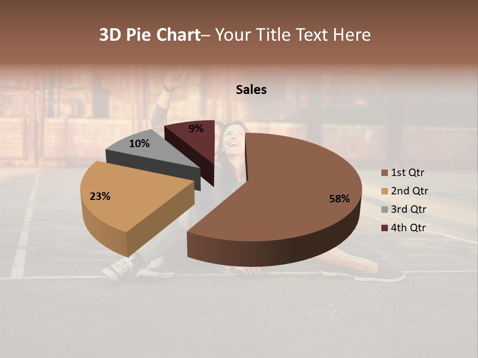 Sea Elderly Wave PowerPoint Template