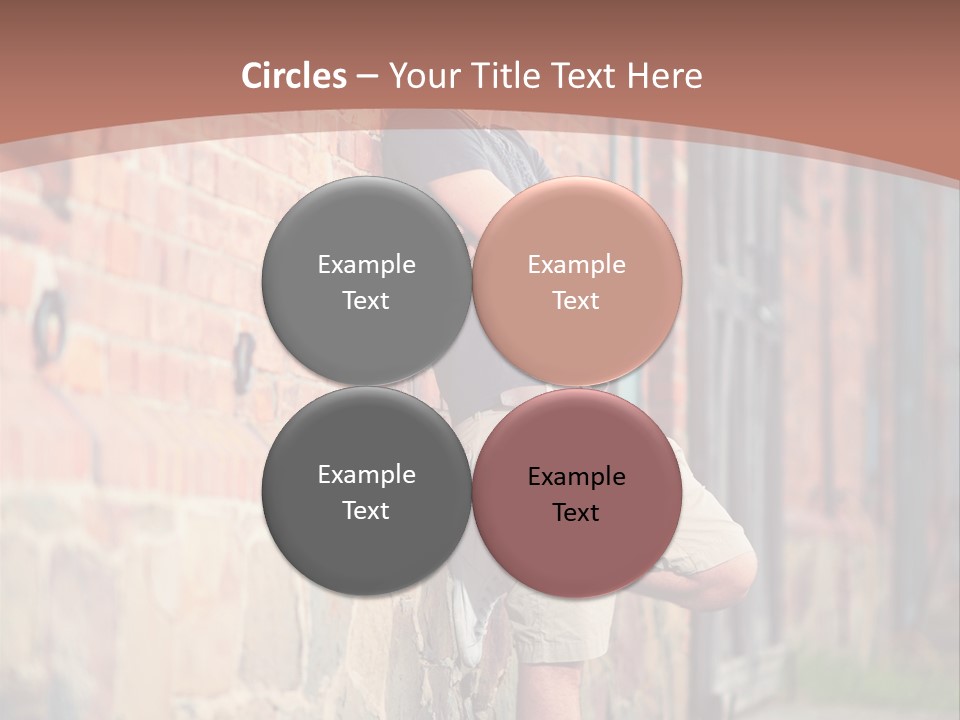 Family Peaceful Sunset PowerPoint Template