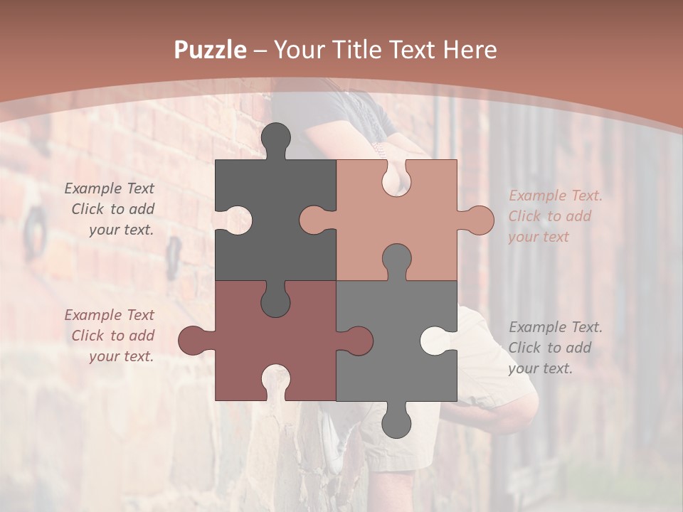 Family Peaceful Sunset PowerPoint Template