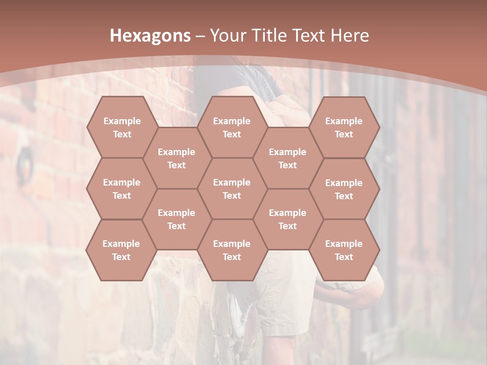 Family Peaceful Sunset PowerPoint Template