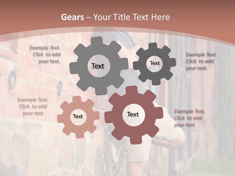 Family Peaceful Sunset PowerPoint Template