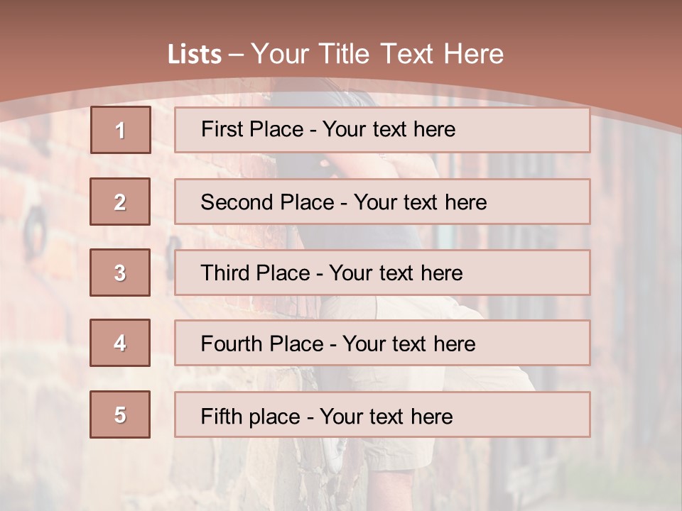 Family Peaceful Sunset PowerPoint Template