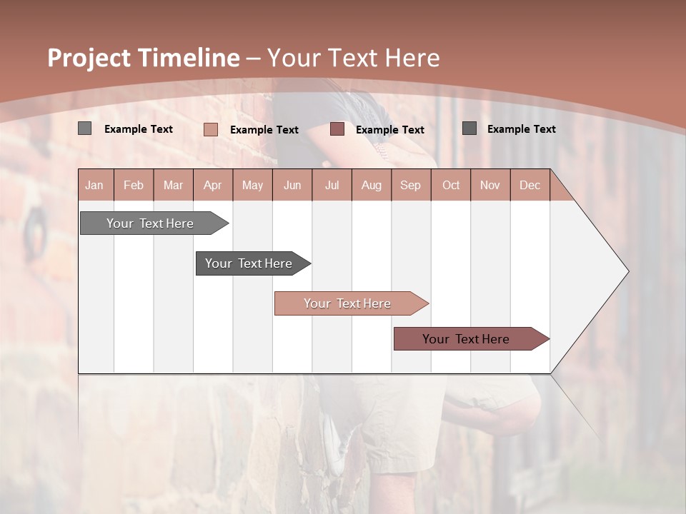 Family Peaceful Sunset PowerPoint Template