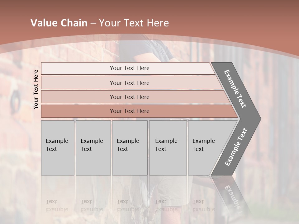 Family Peaceful Sunset PowerPoint Template