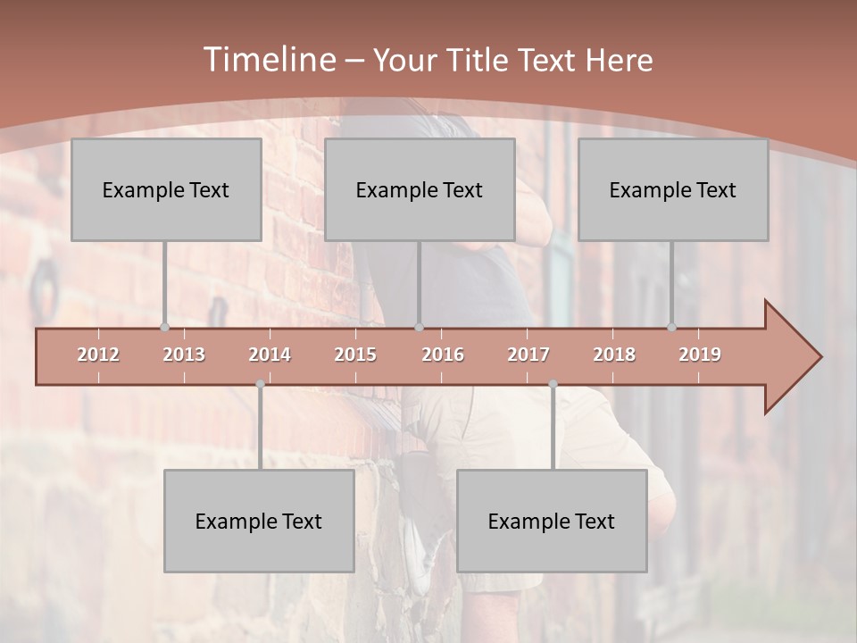 Family Peaceful Sunset PowerPoint Template